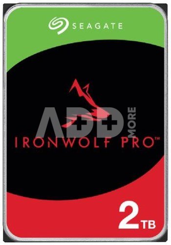 HDD|SEAGATE|IronWolf Pro|2TB|SATA|256 MB|7200 rpm|3,5"|ST2000NT001