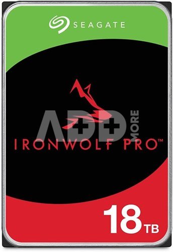 HDD|SEAGATE|IronWolf Pro|18TB|SATA|256 MB|7200 rpm|3,5"|ST18000NT001
