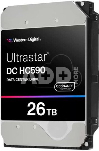 HDD|WESTERN DIGITAL ULTRASTAR|Ultrastar DC HC590|WUH722626ALE6L4 0F65672|26TB|SATA 3.0|512 MB|7200 rpm|3,5"|0F65672