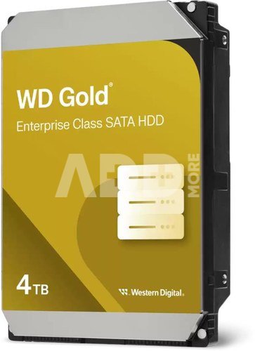 HDD|WESTERN DIGITAL|Gold|4TB|SATA 3.0|256 MB|7200 rpm|3,5"|WD4004FRYZ