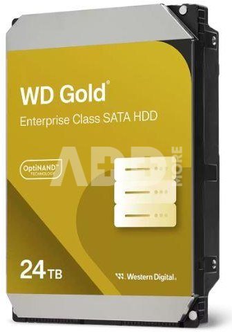 HDD|WESTERN DIGITAL|Gold|24TB|SATA|512 MB|7200 rpm|3,5"|WD241KRYZ