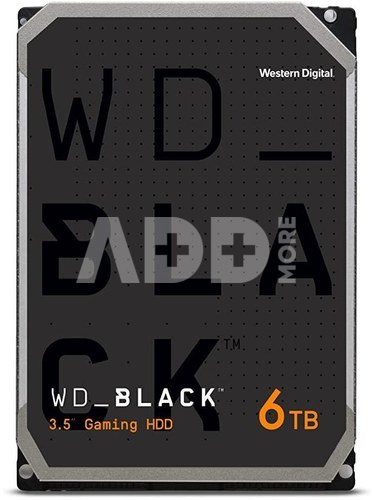 HDD|WESTERN DIGITAL|Black|6TB|SATA|128 MB|7200 rpm|3,5"|WD6004FZWX