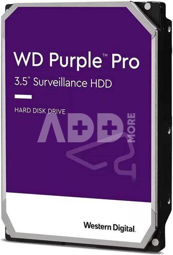 HDD|WESTERN DIGITAL|Purple Pro|24TB|SATA|512 MB|7200 rpm|3,5"|WD240PURP