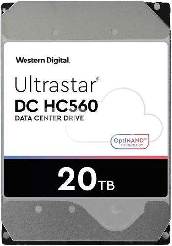 HDD|WESTERN DIGITAL ULTRASTAR|Ultrastar DC HC560|WUH722020BLE6L4|20TB|SATA|512 MB|7200 rpm|3,5"|0F38785