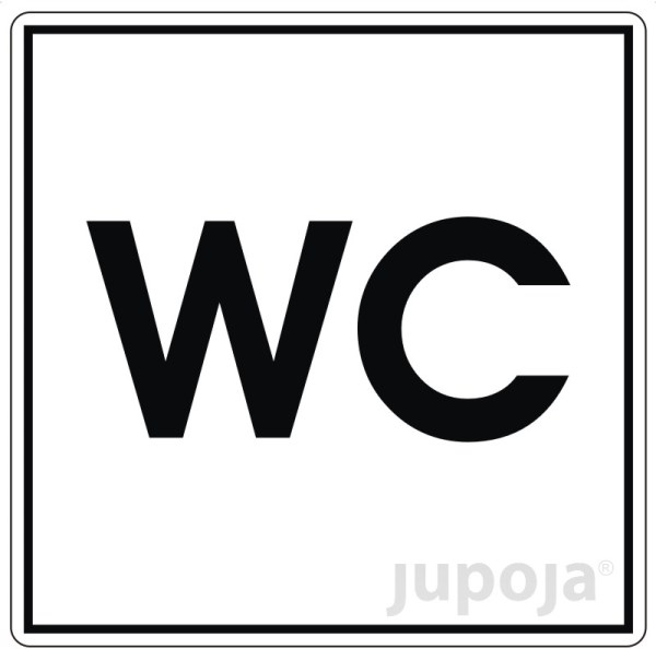 Lipdukas informacinis "WC" 120 x 120 mm