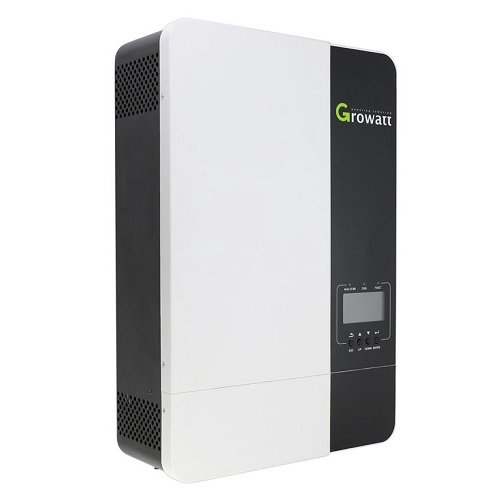 Inverteris GROWATT SPF3500ES, 3.5kW, 1-fazis, 48V, 80A MPPT, 450V