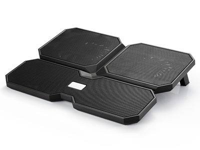 Stovas-aušintuvas deepcool Multicore x6 Notebook cooler up to 15.6" 900g g, 380X295X24mm mm, Black