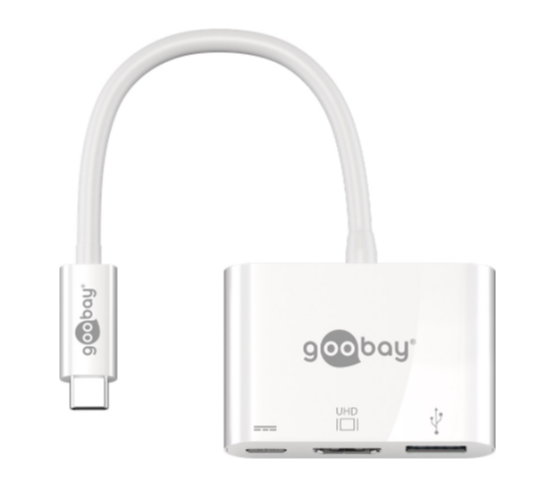 Jungčių stotelė goobay USB-C, HDMI