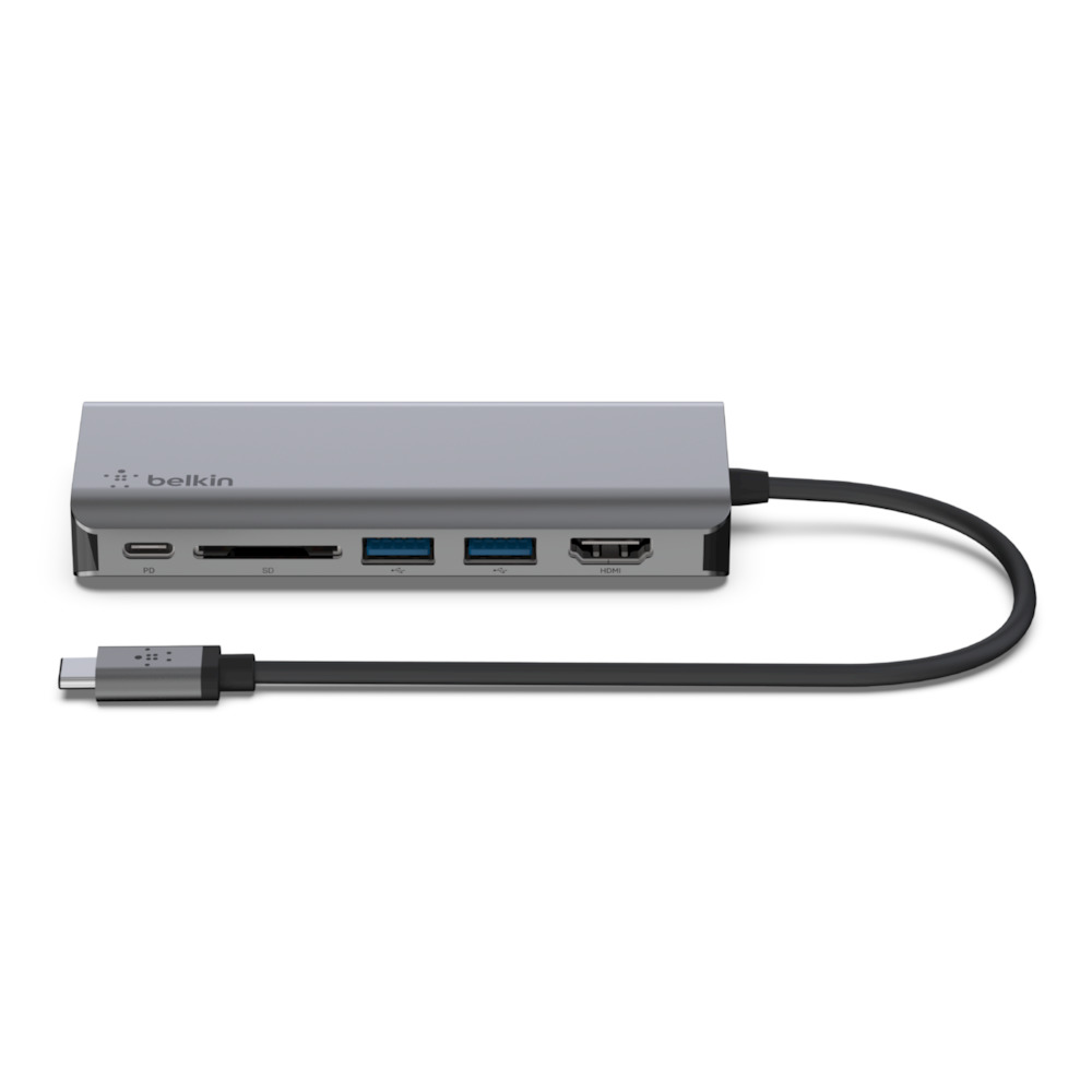 Jungčių stotelė Belkin USB-C 6-in-1 Multiport Adapter AVC008btSGY