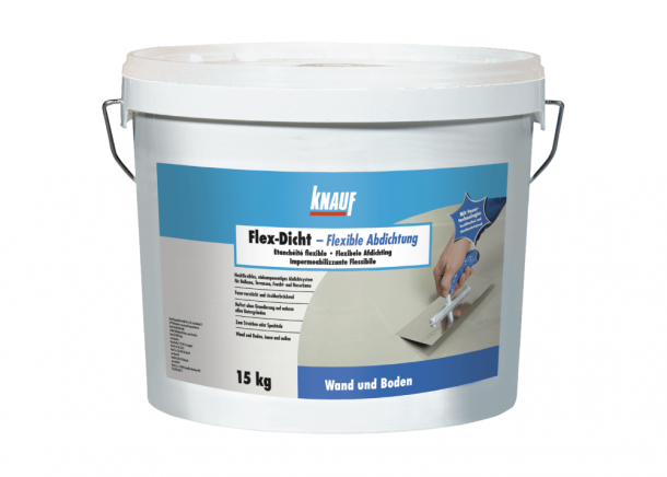 Hidroizoliacija Knauf FLEX-DICHT, cementinė, balkonams ir terasoms, 15kg