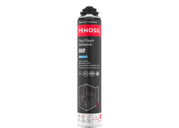 Putos klijuojančios greito sukibimo PENOSIL Fast Foam Adhesive 888, mėlyna, 830ml