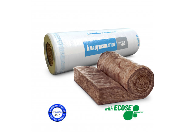 Mineralinė vata NATUROLL PRO 39, šlaitiniams stogams, Knauf Insulation, 50-100mm