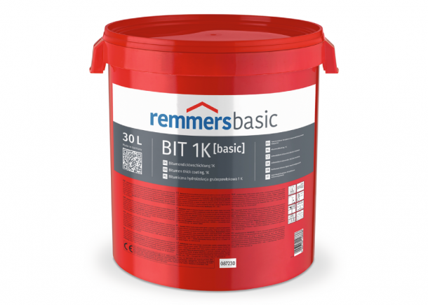 Hidroizoliacija Remmers BIT 1K basic, bituminė, 10-30L