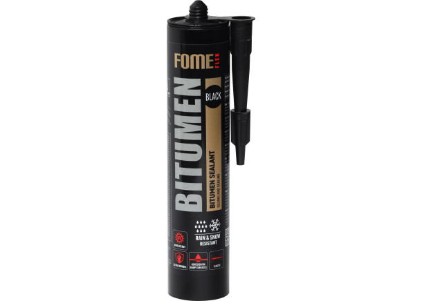 Hermetikas Fome Flex BITUMEN, stogui, bituminis, 300ml, Tegra State, juodas