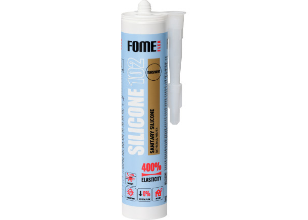Hermetikas Fome Flex SANITARY SILICON 102, Tegra State, 310ml (įv.spalvos)