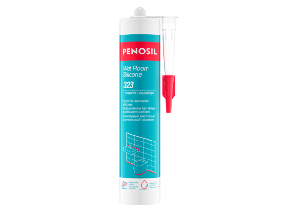 Hermetikas Penosil WET ROOM SILICONE 323, 280ml