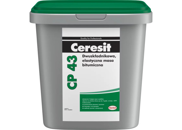 Hidroizoliacija Ceresit CP 43, bitumo kaučiuko masė, elastinga, 30kg