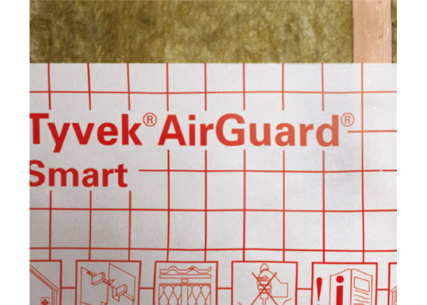 Plėvelė Tyvek Airguard Smart, išmani garo izoliacinė,92g/m², 75m²