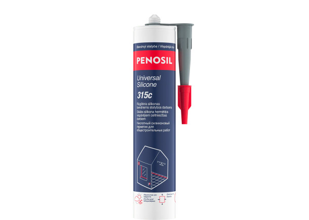 Silikonas PENOSIL Universal Silicone 315c universalus rūgštinis 280ml