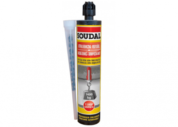 Ankeris cheminis Soudal SOUDAFIX P300 SF, pilkas, 280ml
