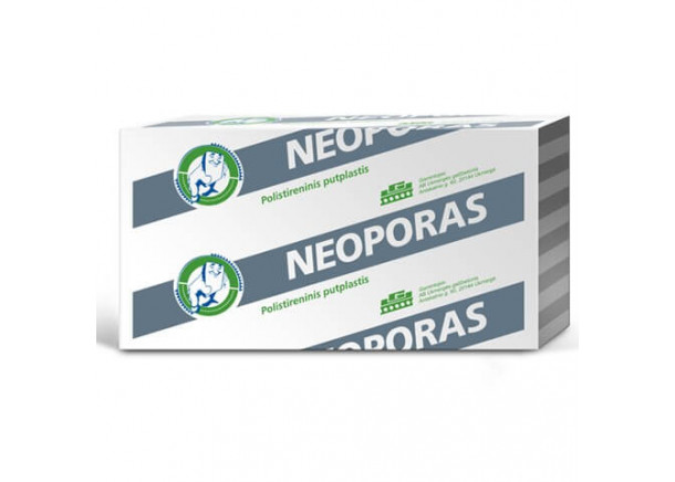 Polist. putplastis NEOPORAS EPS70, fasadui, frezuotas, 0.5x1m (įv.storiai)
