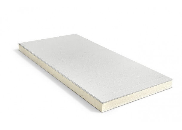 Plokštė Recticel EUROTHANE G600, poliuretano, su GKP, 42.5mm