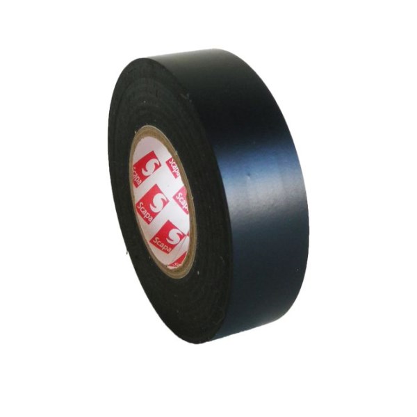 Juosta izoliacinė PVC SCAPA 15/10 juoda 15 mm x 10 m Scapa