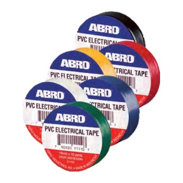 Juosta izoliacinė ABRO juoda 19 mm x 9 m