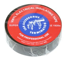 Izoliacinė juosta PVC IZ1920, 19mmx0.13mmx20m, juoda