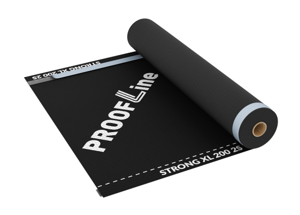 Plėvelė difuzinė ProofLine STRONG XL 200 2S, 200g/m², 2 lipnūs kraštai, (įvarūs ilgiai)