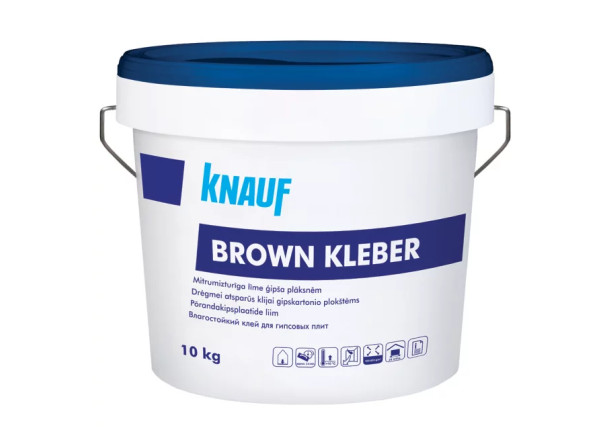 Klijai Knauf Brown Kleber drėgmei atsparūs klijai gipskartonio plokštėms
