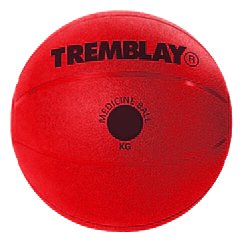 Svorinis kamuolys Medicine Ball 4kg D23cm Red mėtymui