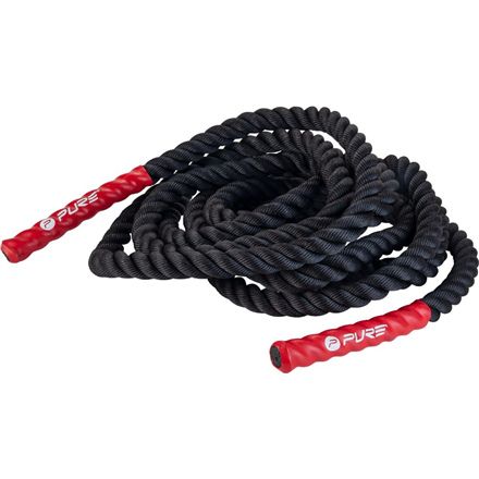 Pure2Improve Battle Rope 12m  Black/Red