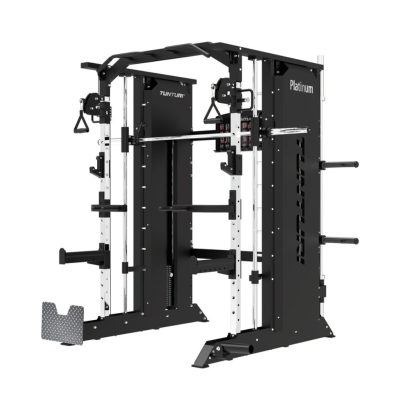 Jėgos staklės TUNTURI Platinum Full Smith / Functional trainer Selectorized V-series