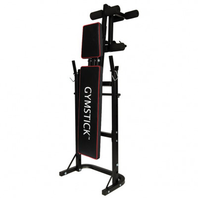 Jėgos suoliukas GYMSTICK Weight Bench + 40kg