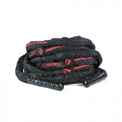 Jėgos virvė GYMSTICK BATTLE ROPE WITH COVER 12M/5cm