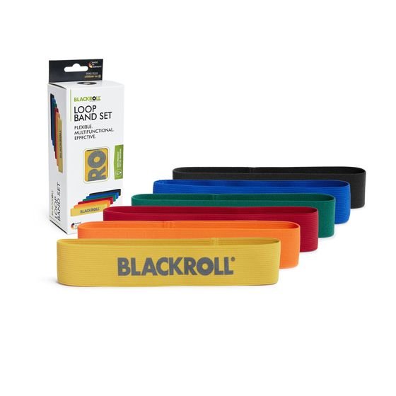 ELASTINIŲ JUOSTŲ BLACKROLL® RINKINYS 32cm (6VNT)