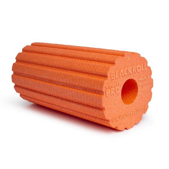 MASAŽINIS VOLAS BLACKROLL® GROOVE PRO ORANŽINIS (KIETAS)