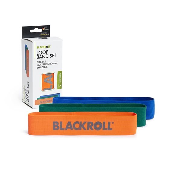 ELASTINIŲ JUOSTŲ BLACKROLL® RINKINYS 30cm (3VNT)