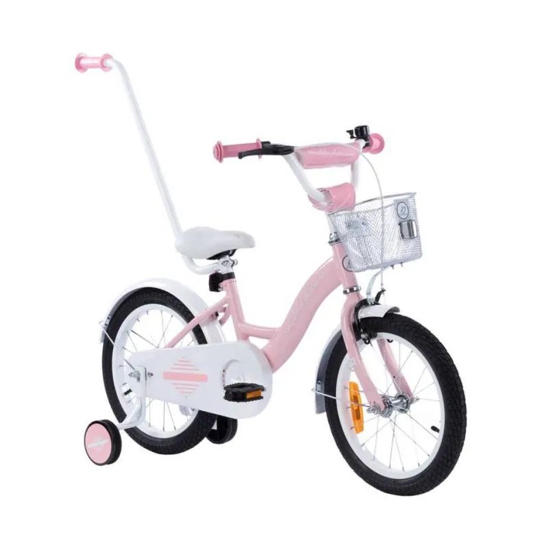 Dviratukas TOMABIKE "PLATINUM" 16, LIGHT PINK