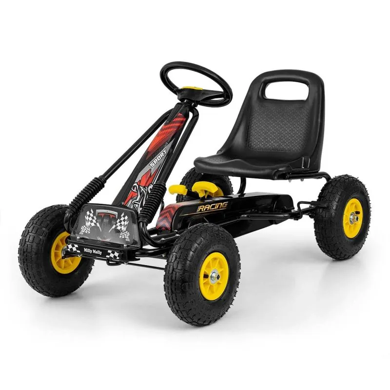 Milly Mally kartingas su pedalais Thor, Black