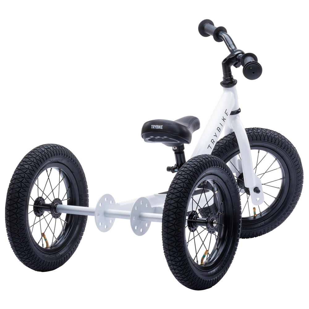 Balansinis dviratukas-triratukas Trybike 2-in-1 Baltas