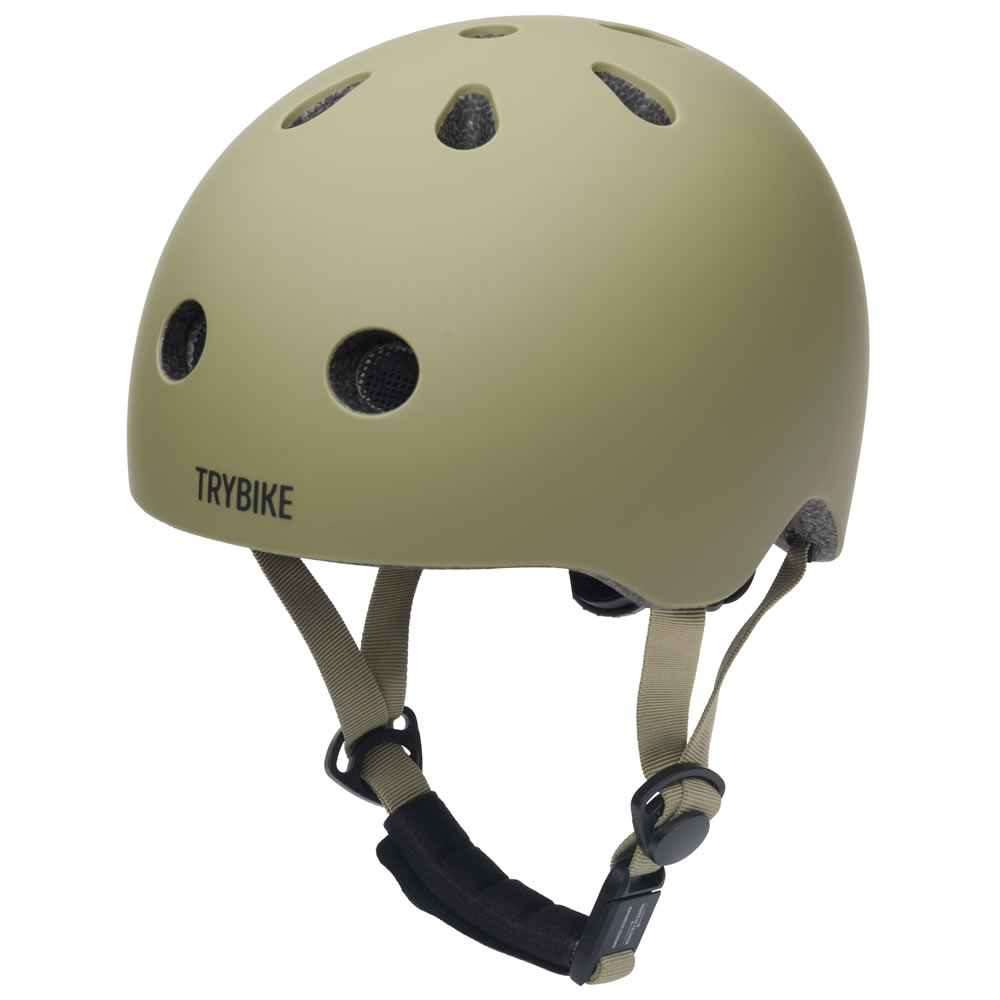 Vaikiškas šalmas Trybike - Žalias, Matinis XS