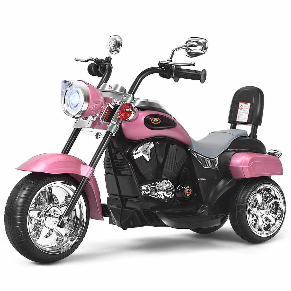 Vaikiškas Elektrinis Motociklas "Chopper" 6V 3 km/val 3m+ Rožinis 3067