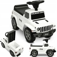 Paspiriama mašinėlė Toyz Jeep Rubicon balta