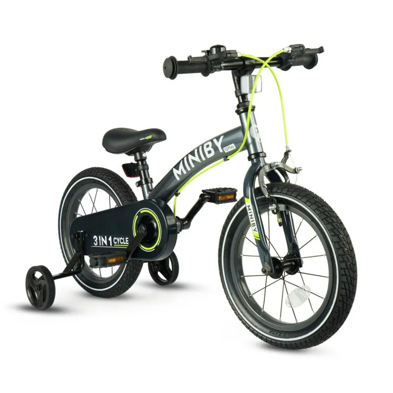 Qplay dviratukas Miniby 14, Grey
