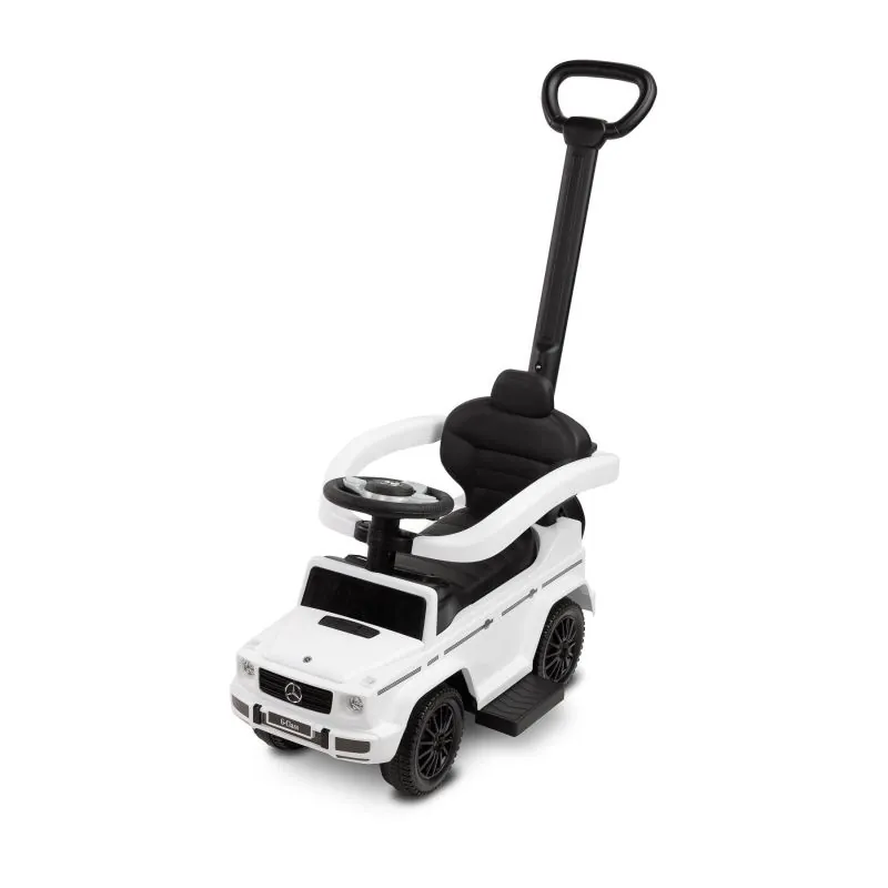 Paspiriama mašinėlė su stumimo rankena Toyz MERCEDES G350d, White