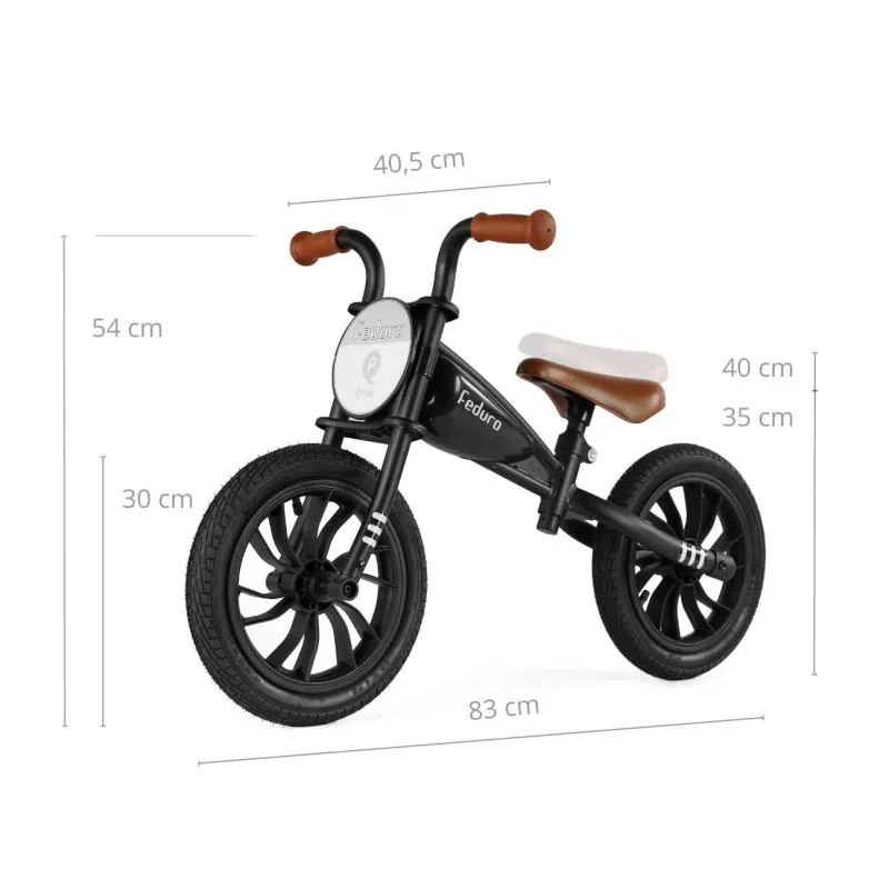 Qplay balansinis dviratukas Feduro Black