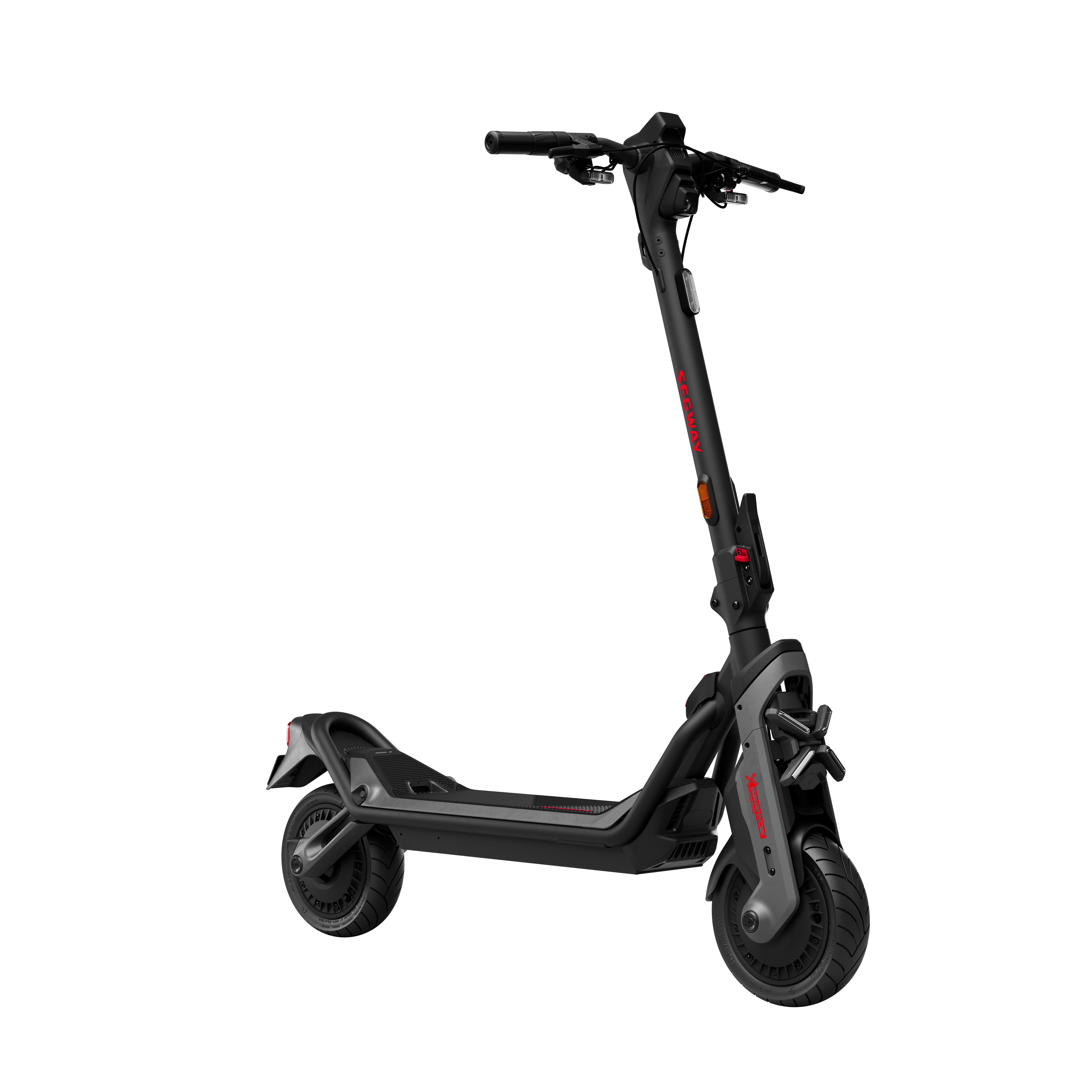 Elektrinis paspirtukas Segway Superscooter GT3 E, maks. 2400 W, iki 25 km/h, 11", juodas ir pilkas.