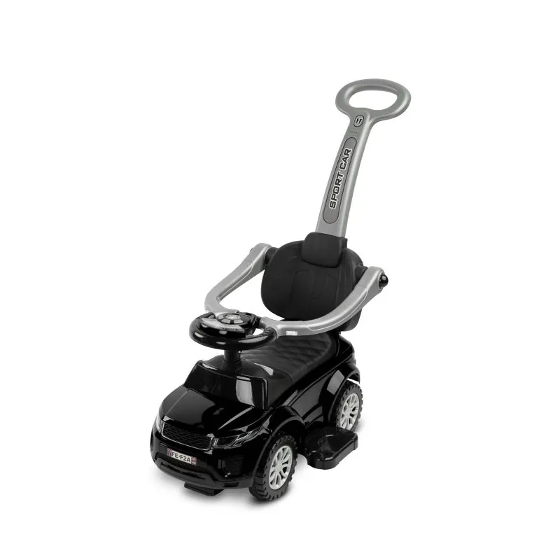 Paspiriama mašinėlė su stumimo rankena Toyz Sport Car, Black